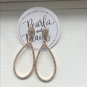 Gold Teardrop Earrings